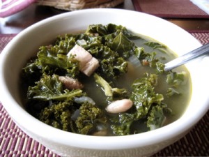 soup with kale