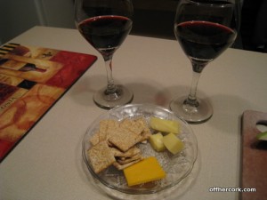 cheese and crackers 