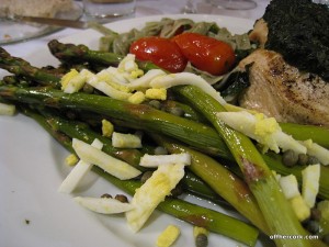 Roasted asparagus 