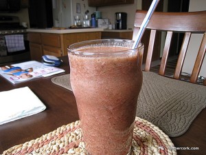 Smoothie for lunch 