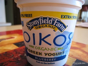 Stoneyfield Greek Yogurt 