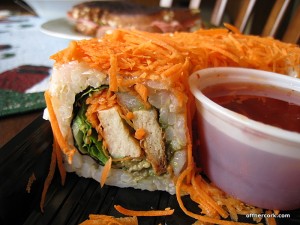 Sushi vegan roll 