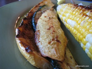 Grilled zucchini and yellow squash 