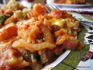 Shrimp enchilada 
