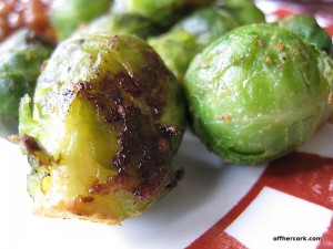 Roasted brussel sprouts 