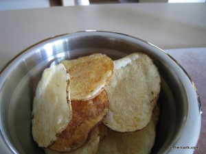 Baked salt and vinegar chips 
