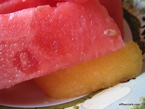 Watermelon and cantaloupe 