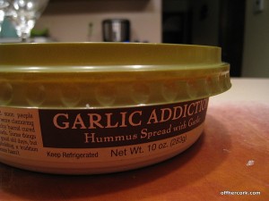 Garlic Addiction Sunny and Joe's Hummus 