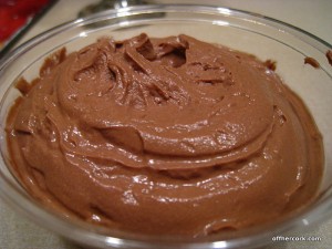 Vegan chocolate pudding