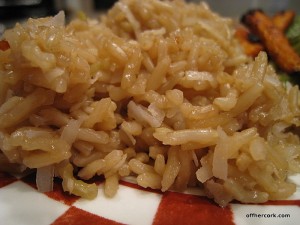 Coconut jasmine rice 