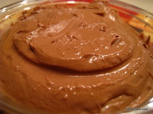 Vegan chocolate pudding 