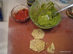 Salsa and guacamole 