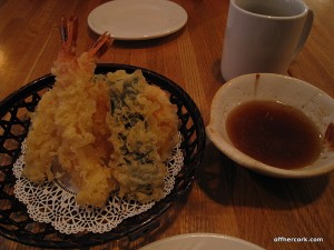 Shrimp tempura 