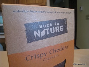 Back to Nature Cheddar Crackers 
