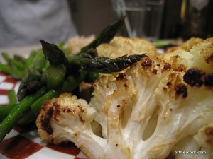 asparagus and cauliflower 