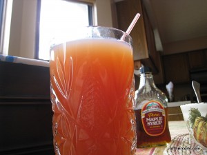 Apple cider cranberry drink 