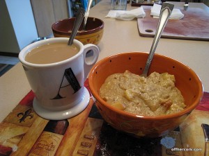 oatbran and coffee