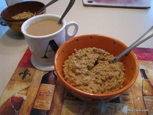 coffee and oats 