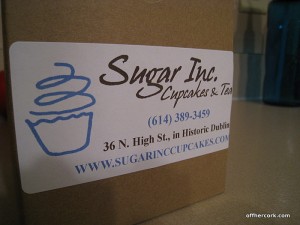 Sugar Inc. cupcake box 