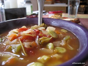 loaded veggie soup 