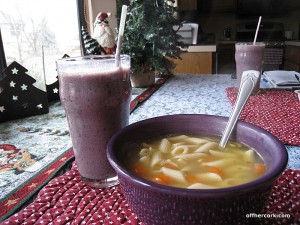 Smoothie and soup 
