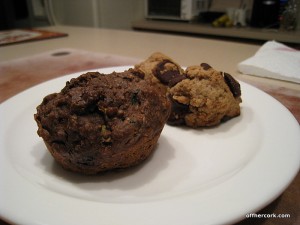muffin and a cookie