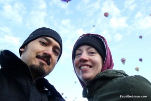 Us at the 2012 Balloon Fiesta 