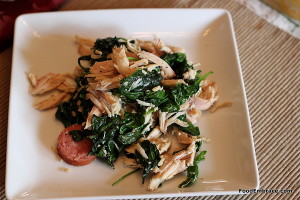 Chicken and spinach