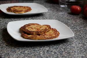 Plantain griddle cakes