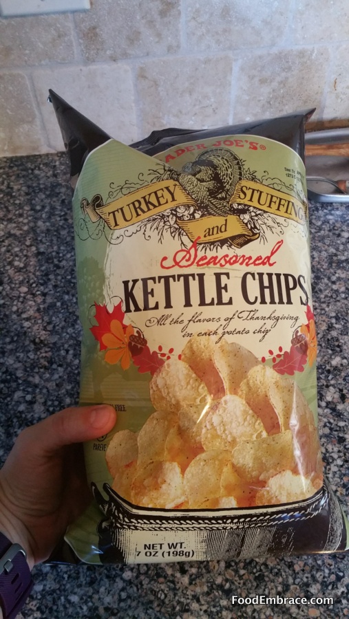 Trader Joe's Turkey and Stuffing Kettle Chips
