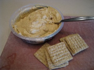 Hummus and Triscuits