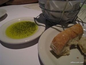 Bread and dipping oil 