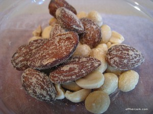 Peanuts and almonds 