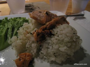 Salmon and rice