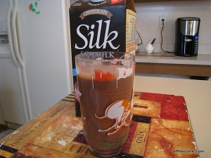 Chocolate soymilk