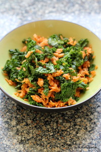 Kale rice bowl